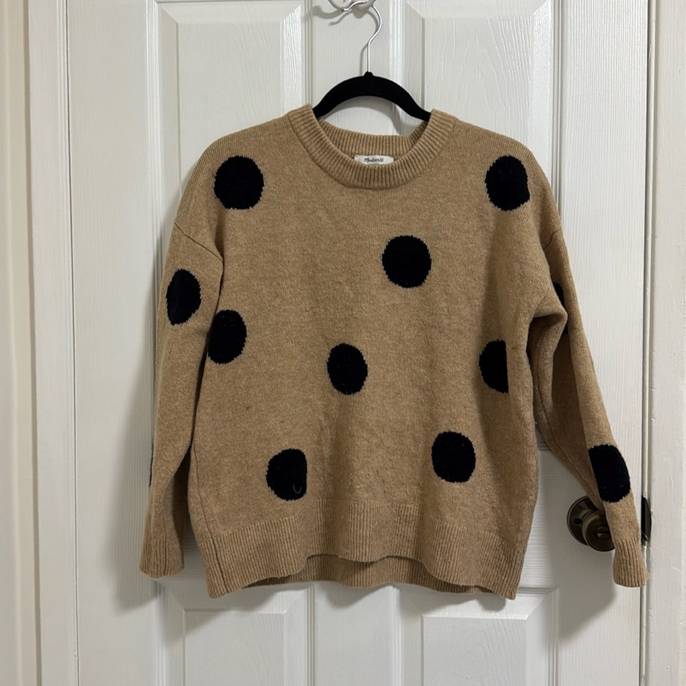 Sale! Madewell Polka Dot Sweater